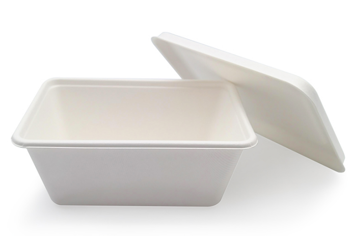white paper food containers