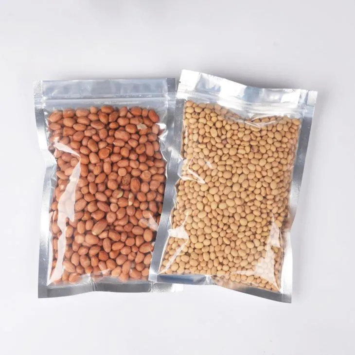 مختلف سائیڈ ایلومینیم پردہ تین سائیڈ مہر نٹ بیگ