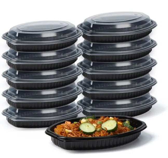 12oz پی پی اوول ٹو گو کنٹینر