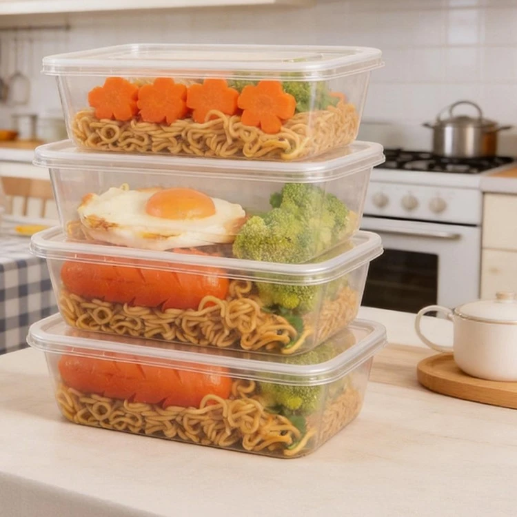 plastic containers with lids for food