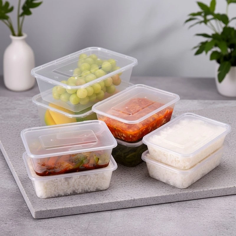 plastic containers with lids for food